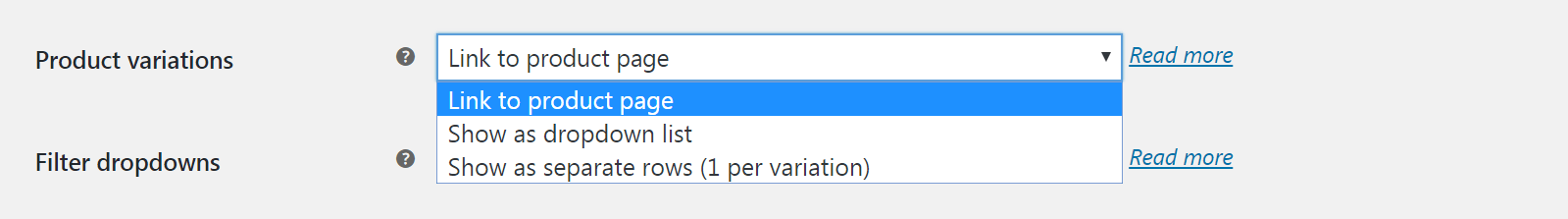 WooCommerce Product Table Variations WooCommerce Product Table Variations