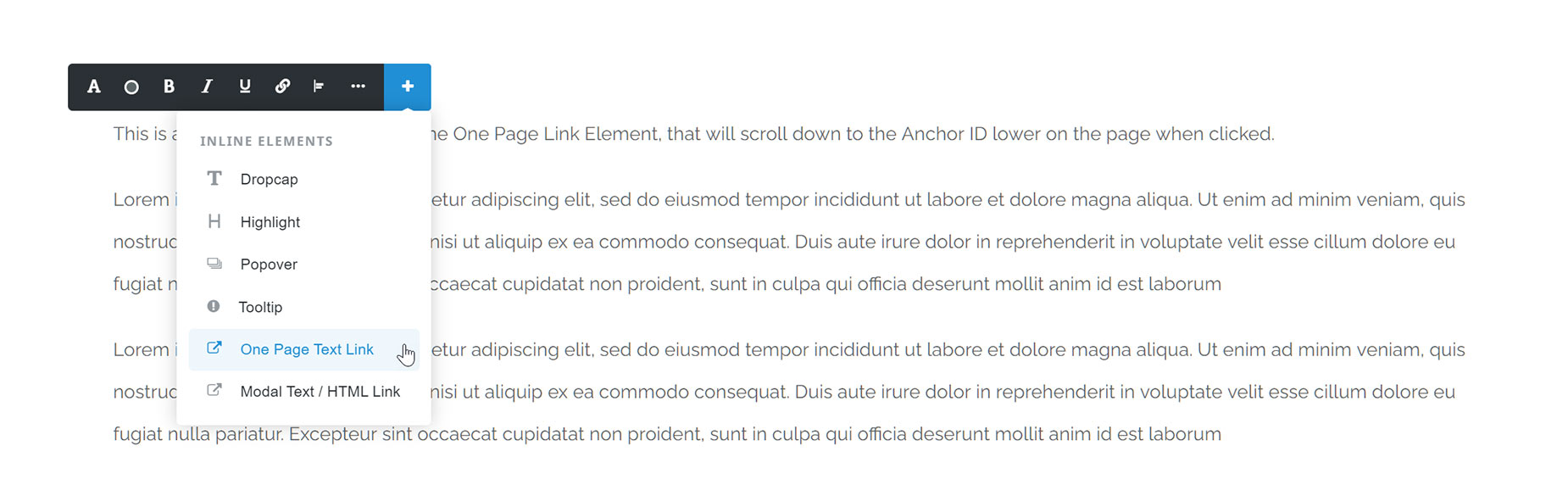 Inline Editor - Step 2