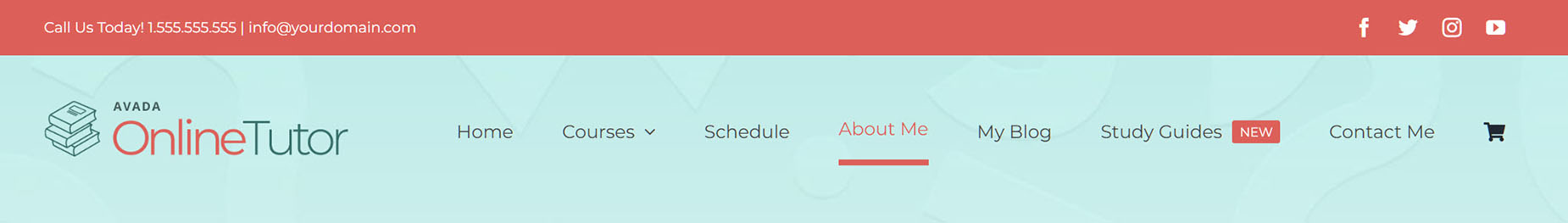 Header With Border on Hover