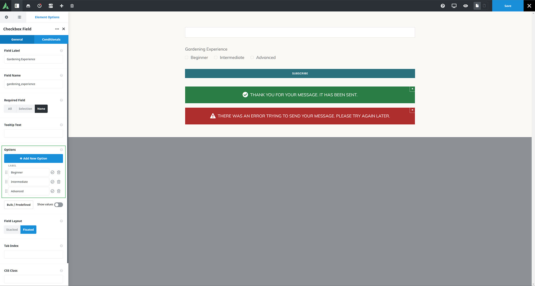 Add Checklist To Form
